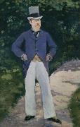 Edouard Manet Portrait of Monsieur Brun France oil painting artist